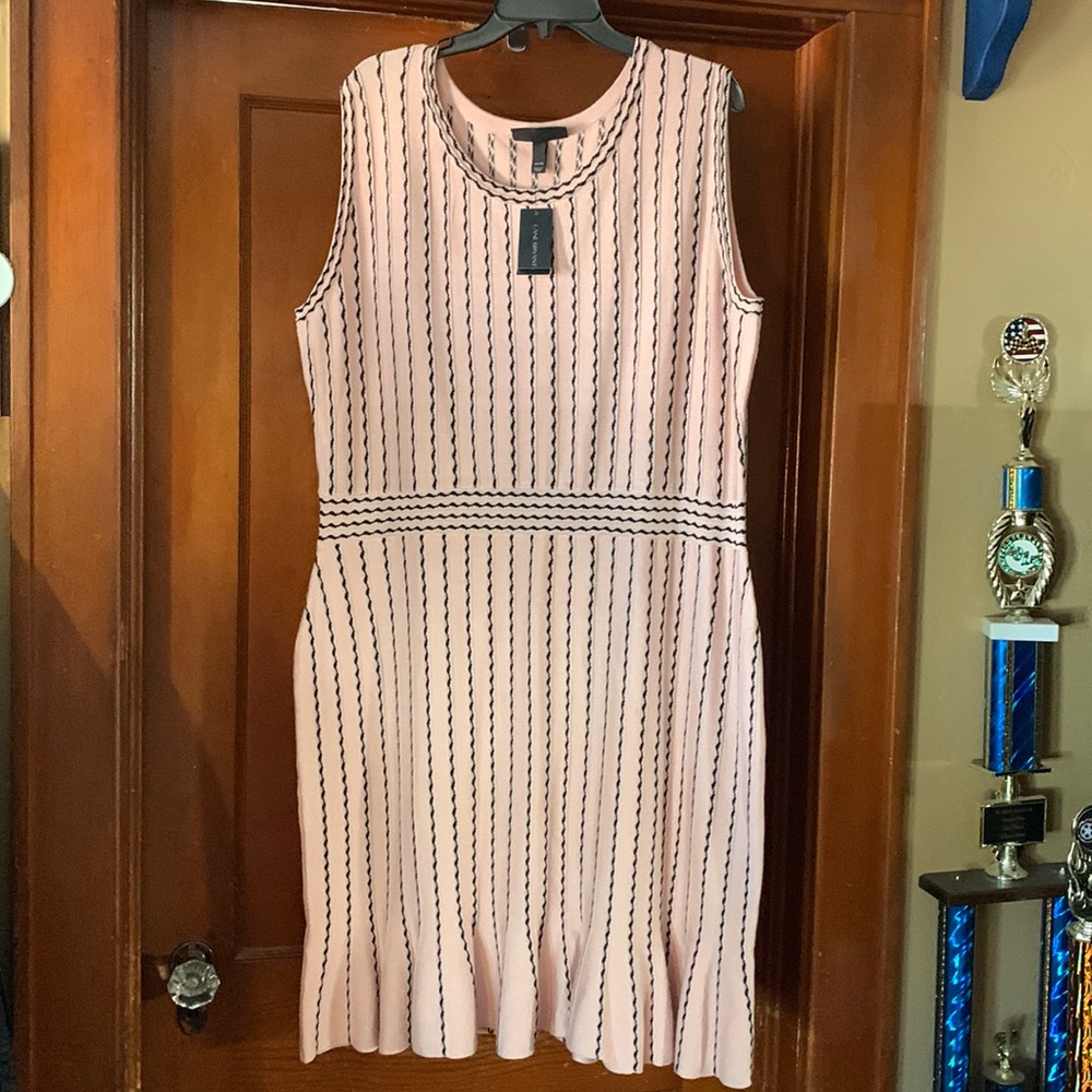 Lane Bryant knit, sleeveless dress. So cute. Never wore. Perfect condition.